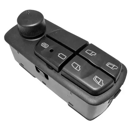 BOTAO VIDRO ELETRICO LE MB AXOR INTERRUPTOR DUPLO DESEMBACADOR REGULAGEM DE RETR