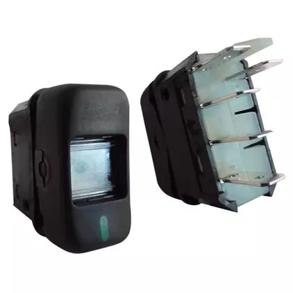 INTERRUPTOR 24V PRETO MARCOPOLO INTERRUPTOR DE TECHA 24VOLTS (3941008)