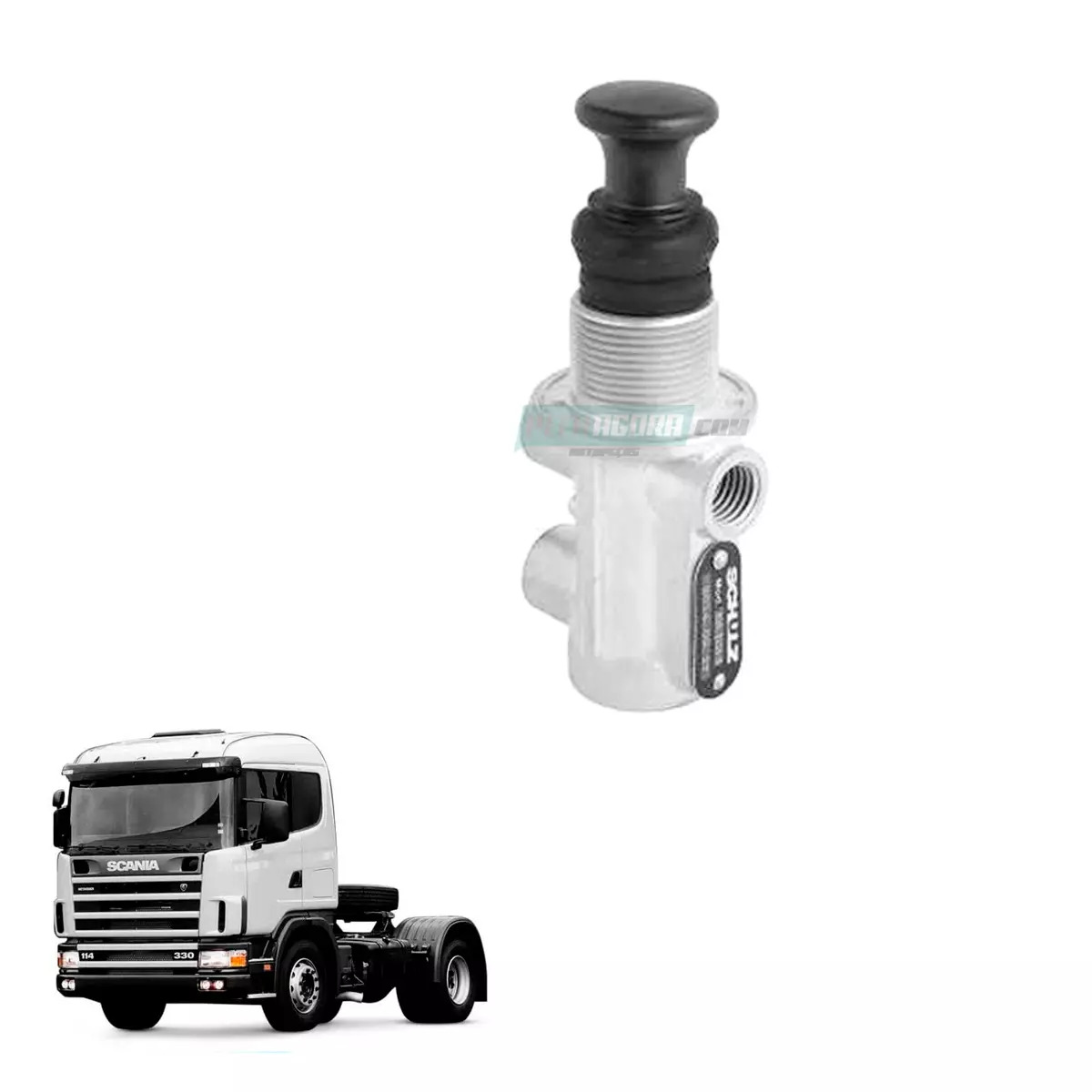 VALVULA ACIONAMENTO FREIO MOTOR PARA SCANIA P114 P94 R124 (1322298.)
