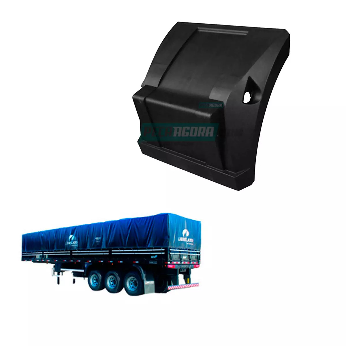 MEIO PARALAMA FACCHINI MODERNO 2012.. DIANT DIR TRAS ESQ PLASTICO REFORCADO (031