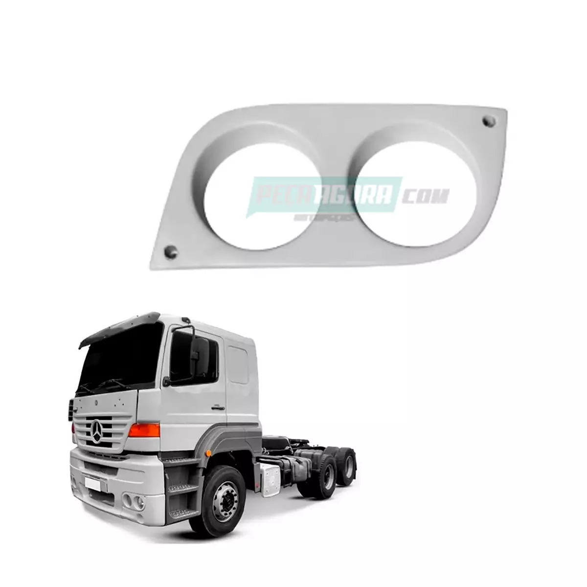 MOLDURA DO FAROL ESQUERDA MB 1938S 1944S (6938267176,)