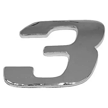 NUMERO 3 CROMADO ATEGO-AXOR (9438171414|)