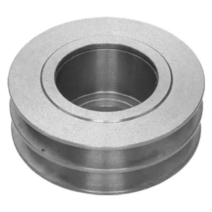 POLIA COMPRESSOR AR SEM ROLAMENTO CORREIA DUPLA MB 1215 1414K 1418K 1418R 1420 1