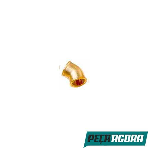 JOELHO METAL ROSCAVEL BKA 45° N.114 1.1/4 (23004CC)