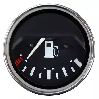 INDICADOR COMBUSTIVEL PRETO 12V VW CAMINHoES 14140 ARO CROMADO W23107C ARO PRETO