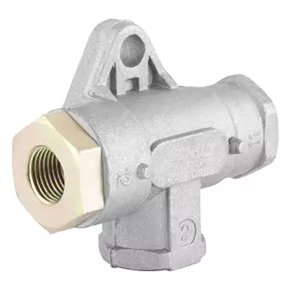 VALVULA DUAS VIAS M16X1,5 COM SUPORTE RETO VW / PARA SCANIA / VOLVO / RANDON / A