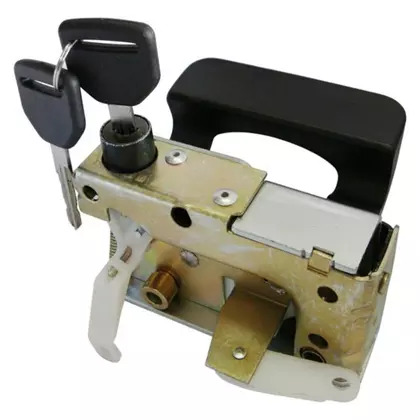 FECHADURA PORTA COMPLETA DIREITO FORD CARGO TODOS COM CHAVE (86HUE21812AA-ORI204