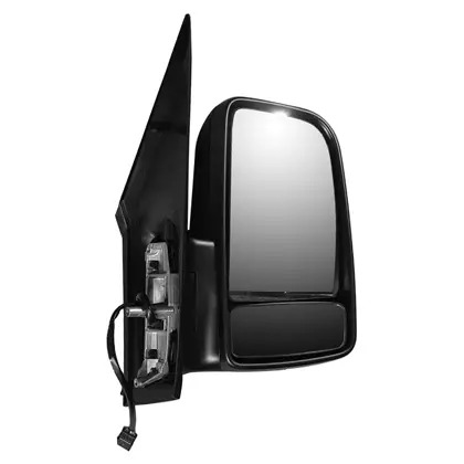 ESPELHO RETROVISOR LD ELETRICO COM DESEMBACADOR BRACO CURTO 318MM MB SPRINTER AN