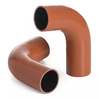 MANGUEIRA INTERCOOLER SILICONE COTOVELO VERMELHA SAIDA AGRALE VOLARE (6023001040