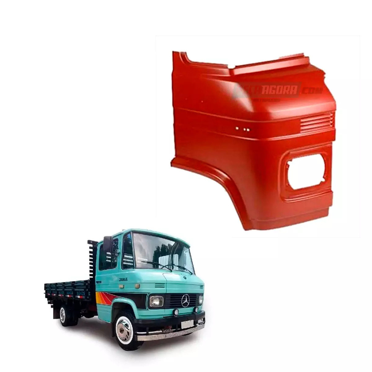 FRONTAL CHAPA LD DIRIEITA MB 608 708 (3086277201,-DESATIVADO)