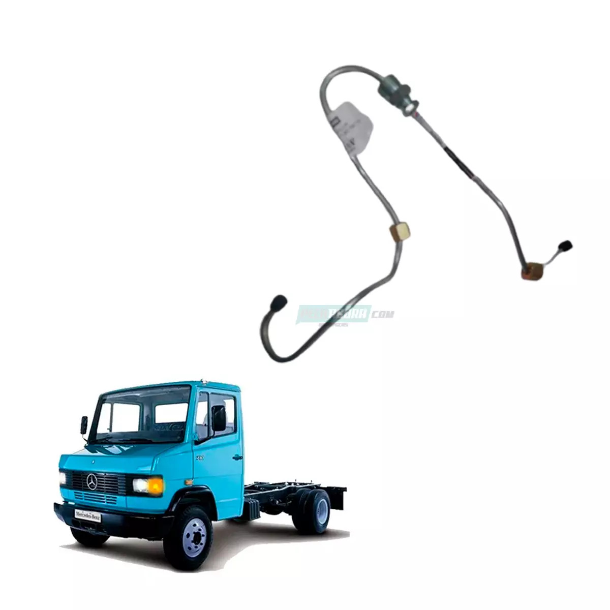 CANO TUBO INJETOR CILINDRO 2 MOTOR MB OM364 709 710 LO809 (3740700133)