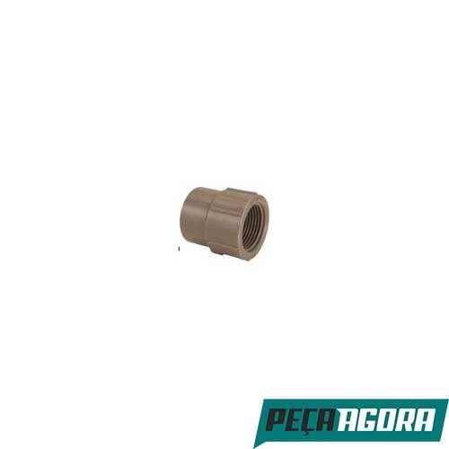 LUVA LR MARROM KRONA 20MM X 1/2 PACOTE C/ 50 (11750CC)