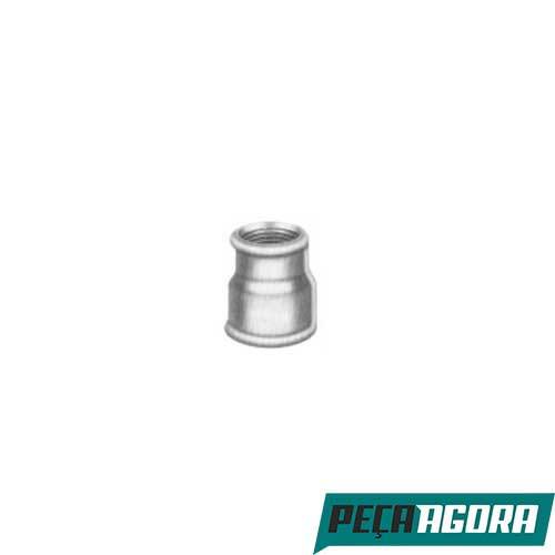 LUVA GALVANIZADA REDUCAO (KA) REMADI 1'' X 3/4 PACOTE C/ 10 (6948CC)