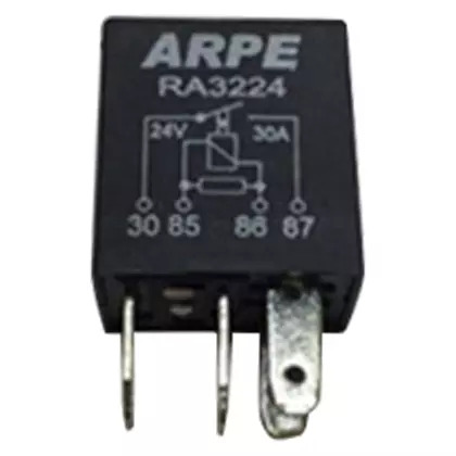MINI RELE AUXILIAR 24V 30 AMPERES MINI RELE 30 AMPERES 24VOLTS 04 TERMINAIS 02 D