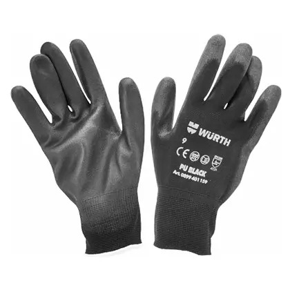 LUVA NYLON COM PU PRETO DESCRICAO DO PRODUTO LUVA SINTETICA COM FORRO NYLON E BA