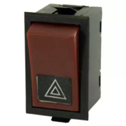 TECLA DO PISCA ALERTA VOLVO CAMINHAO E ONIBUS COM 8 TERMINAIS PISCA ALERTA 24V /