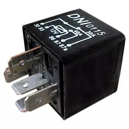 RELE AUXILIAR REVERSOR 40-30A 12V MB INJECAO ELETRONICA - 5 TERMINAIS - SEM SUPO