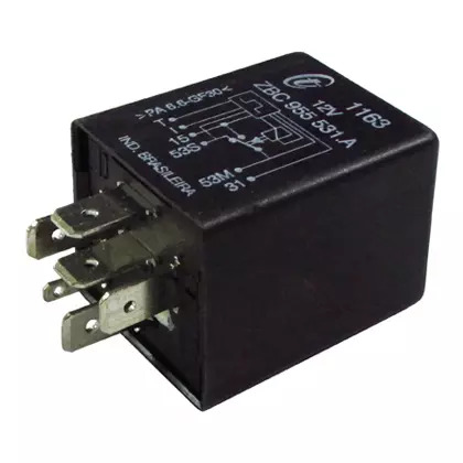 RELE TEMPORIZADOR 12V 6 TERMINAIS (TJG955531.)