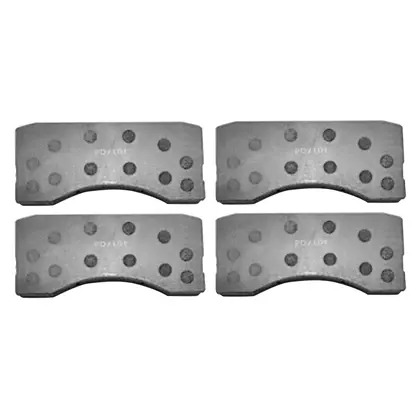 JOGO PASTILHAS COM MOLA E PARAFUSOS FREIO DISCO DIANTEIRO FORD CARGO ANTIGO (87H