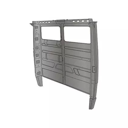 PAREDE TRASEIRA MONTADA HPN - LN 709 - 1618 MB 710 912 1618 (6886400102.)