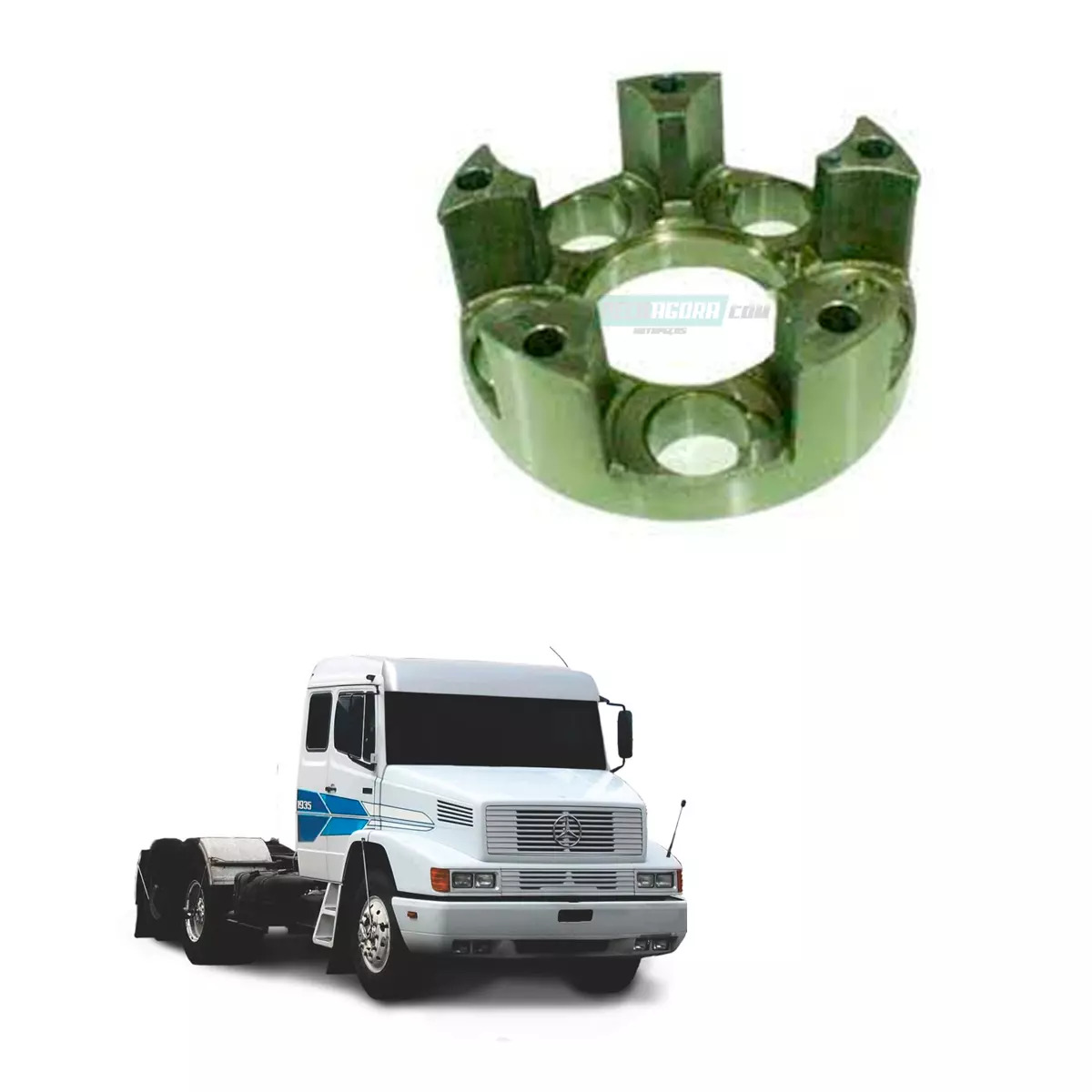 SUPORTE CUBO REDUTOR MB 1935 1938 ATE 2004 (3463504010,)