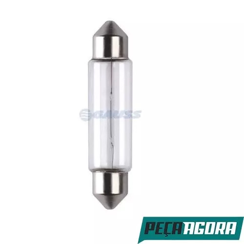 CAIXA LAMPADA AUXILIAR T11X44 24V- 10W SV8.5 INCOLOR 10 UNIDADES (CX.GL6411A**10