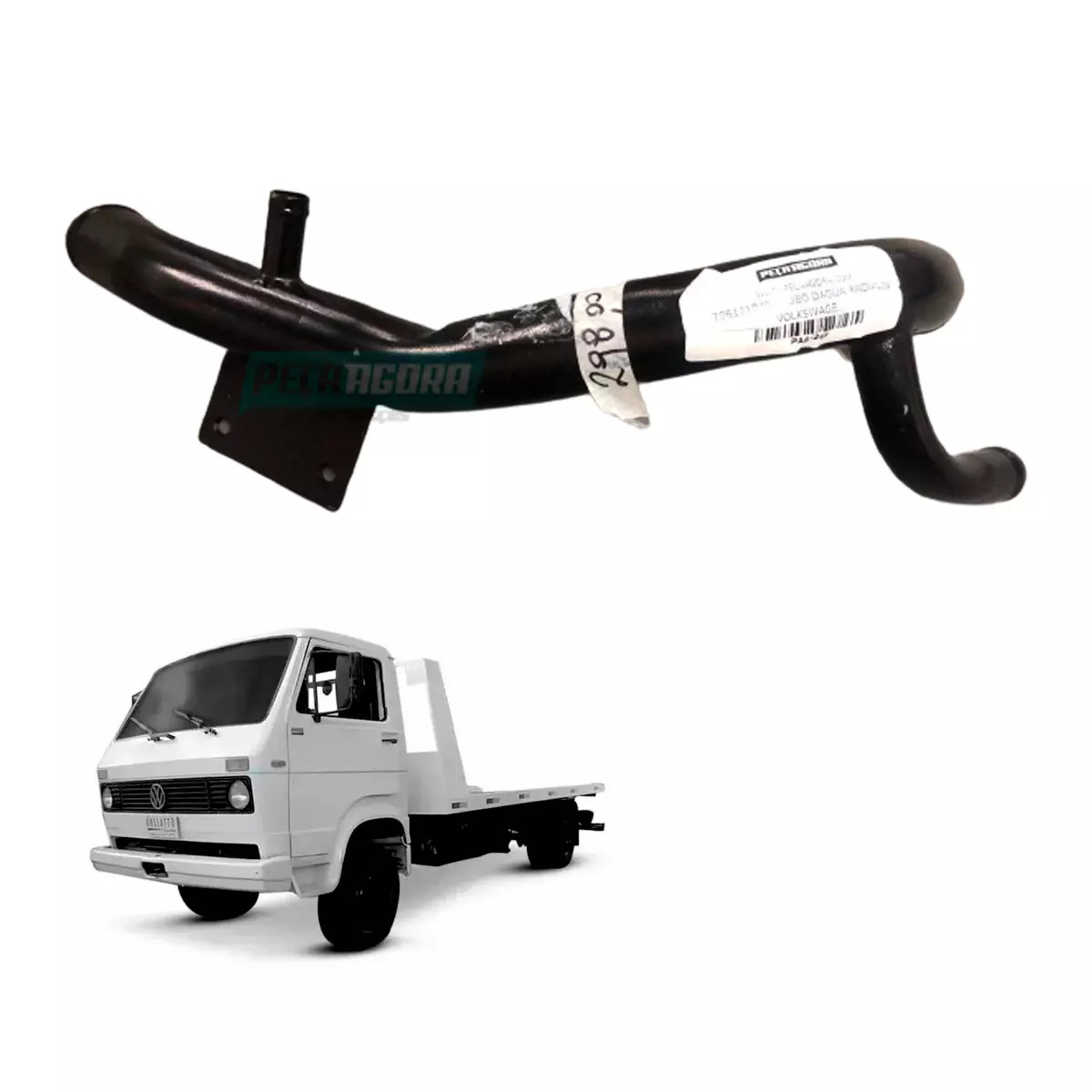 TUBO DAGUA RADIADOR VW 690 790S 7110S MWM 229 VOLKSWAGEN (T06121078A)