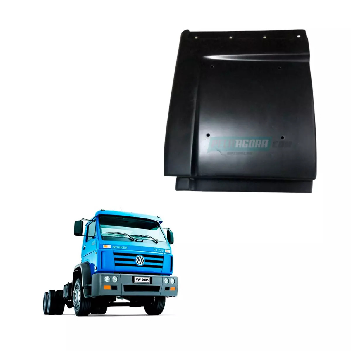 PARALAMA TRASEIRO VW VOLKSWAGEN 24 220 LADO DIREITO FIBRA (2RG821106AA)