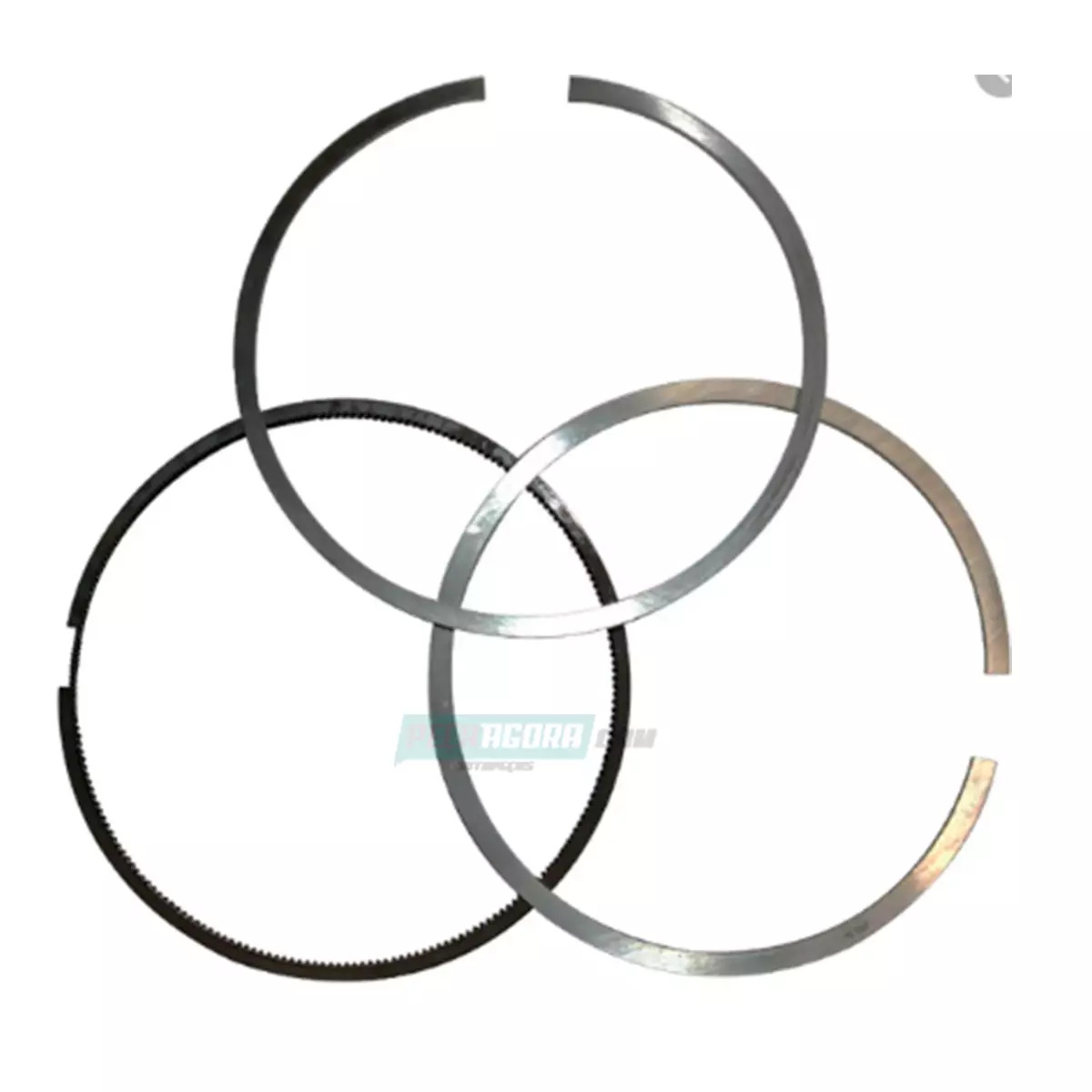 JOGO ANEIS STD MOTOR PARA SCANIA DS11 D11 DN11 PARA 01 CILINDRO 1ª CANALETA FER