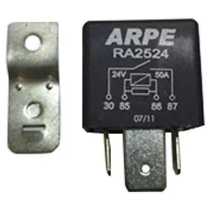 RELE AUXILIAR DE POTENCIA 24V MBB / PARA SCANIA / BMW 24V - 50 AMPERES - 4 TERMI