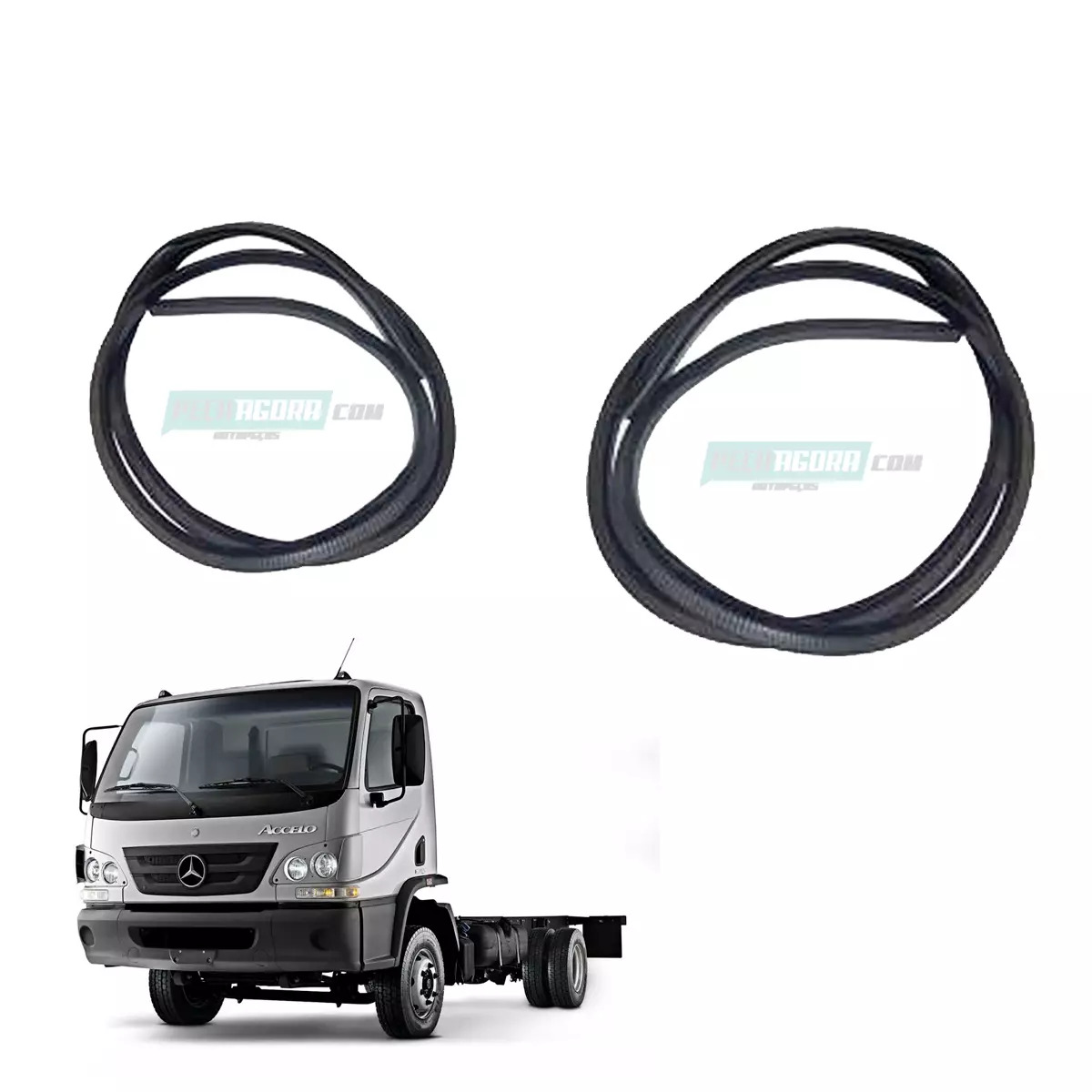 PAR CANALETA PORTA CAMINHAO MB ACCELO (P.9799877151)