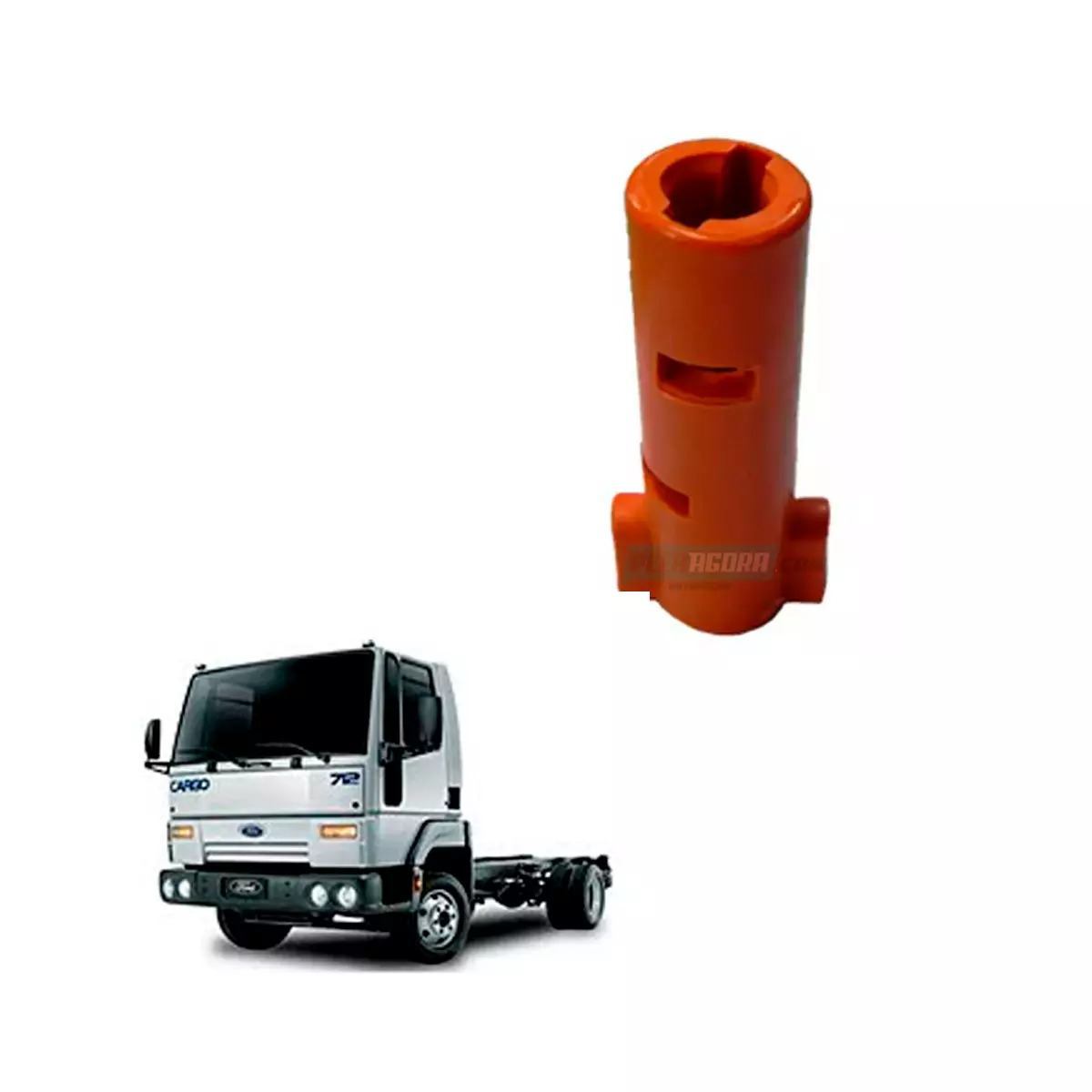 EMBOLO TIRANTE DESTRAVAMENTO FECHADURA CABINE FORD CARGO 712/814/815/915/1215/14