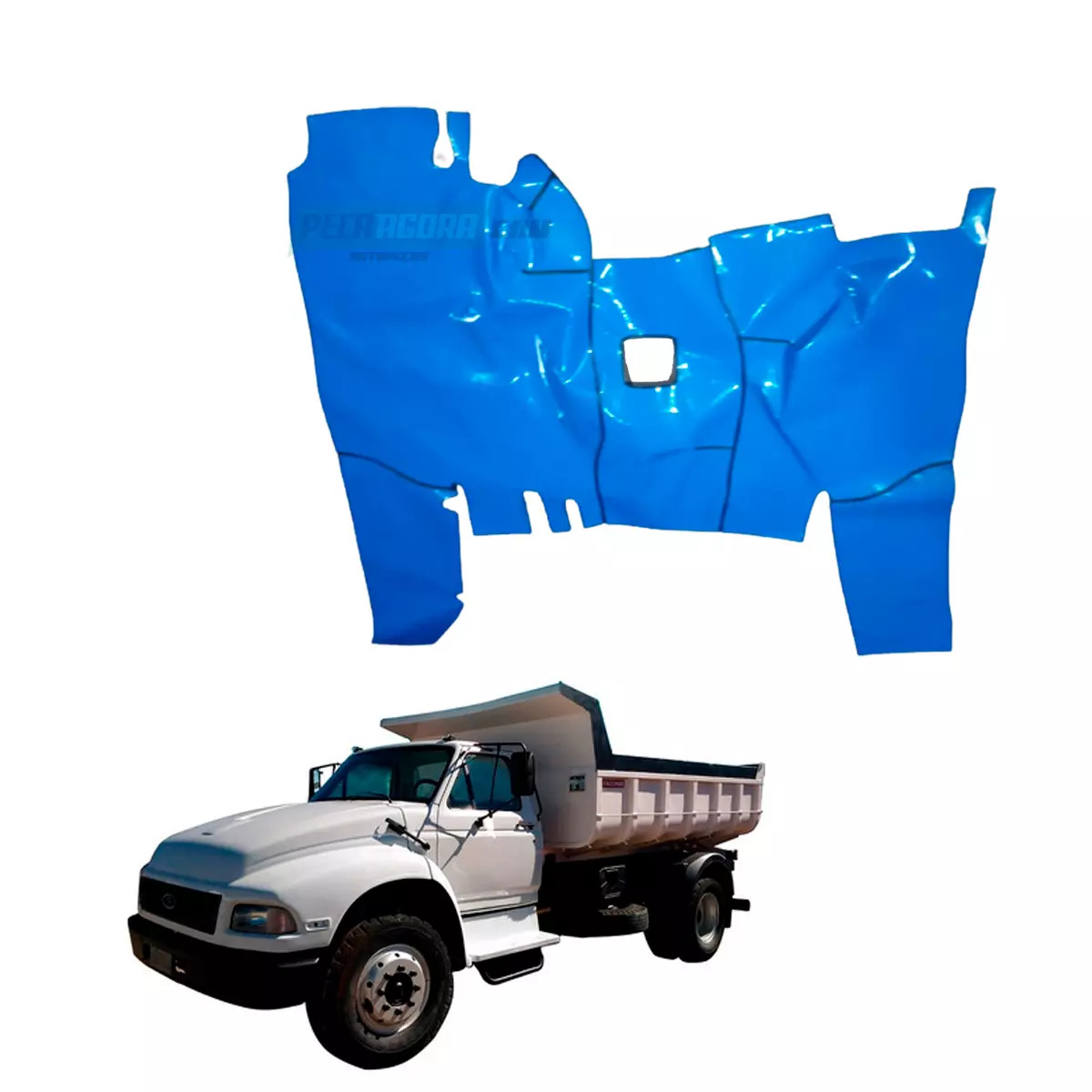 TAPETE VINIL AZUL FORD SAPAO F1000 F4000 96 97 98 (2SF863709-PUES237A)