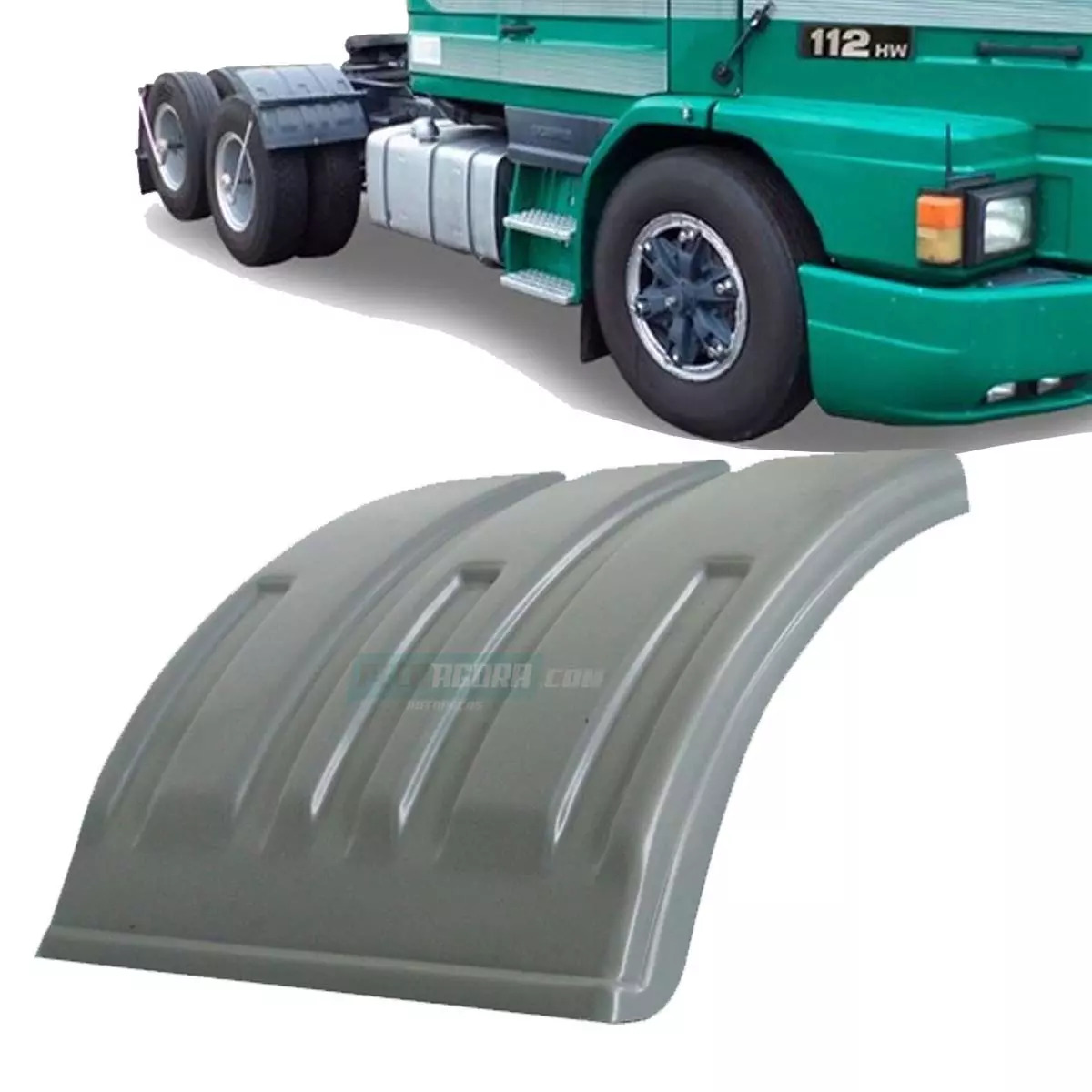 MEIO PARALAMA DIANTEIRO PARA SCANIA SERIE 3 112 113 143 CINZA (1678122-Z567)