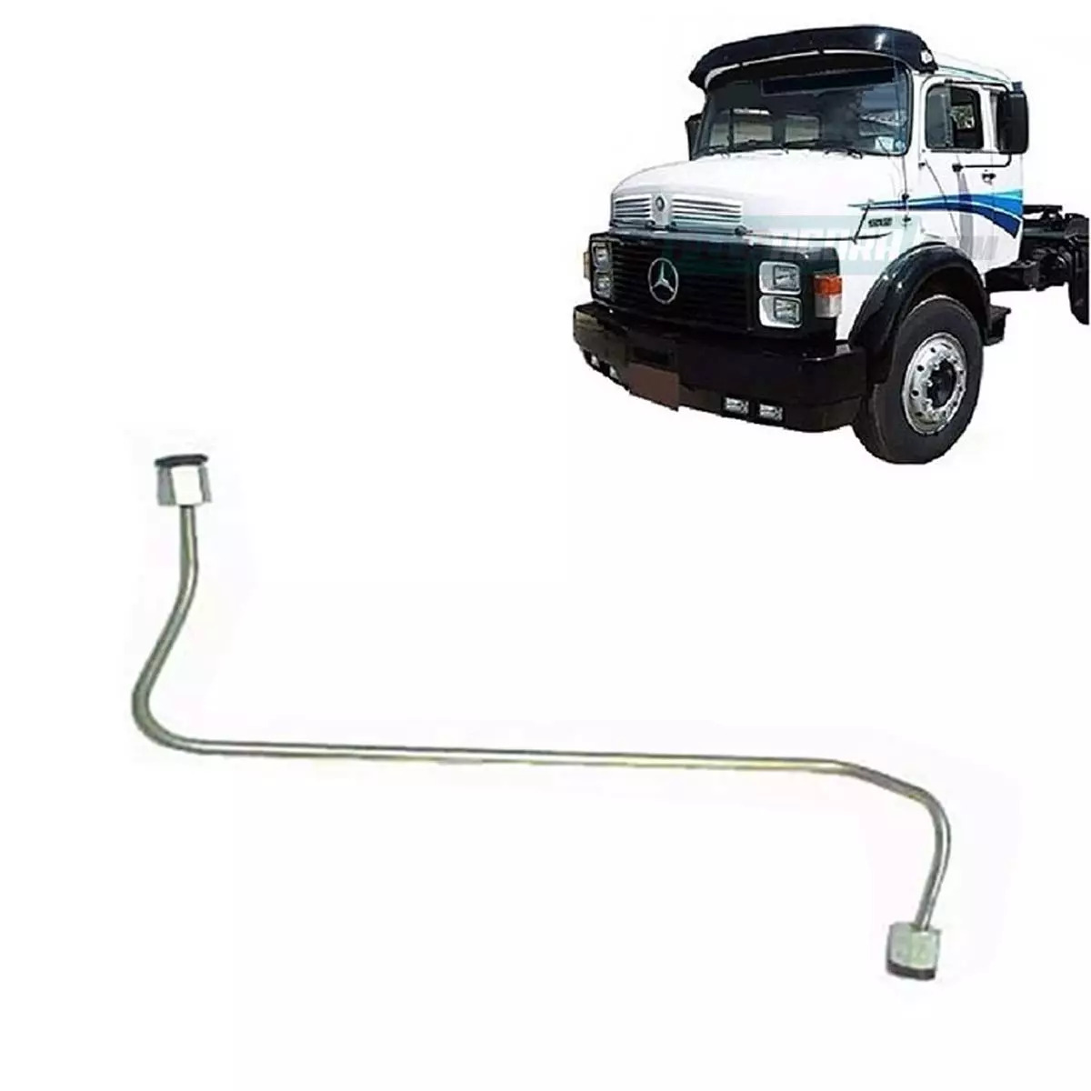 CANO TUBO INJETOR CILINDRO 1 MB MOTOR OM355 1519 2219 1520 1525 2219 1924 (35507