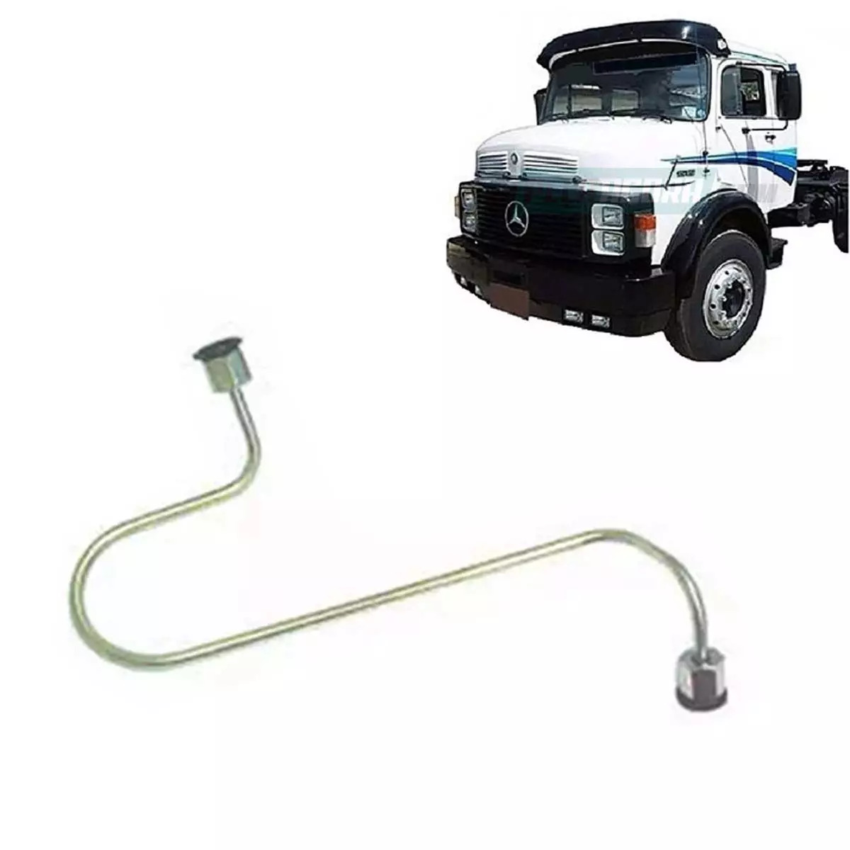 CANO TUBO INJETOR CILINDRO 2 MB MOTOR OM355 1519 2219 1520 1525 2219 1924 (35507