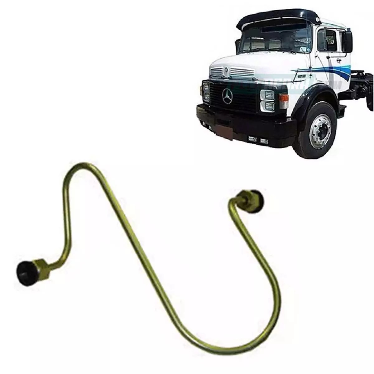 CANO TUBO INJETOR CILINDRO 3 MB MOTOR OM355 1519 2219 1520 1525 2219 1924 (35507