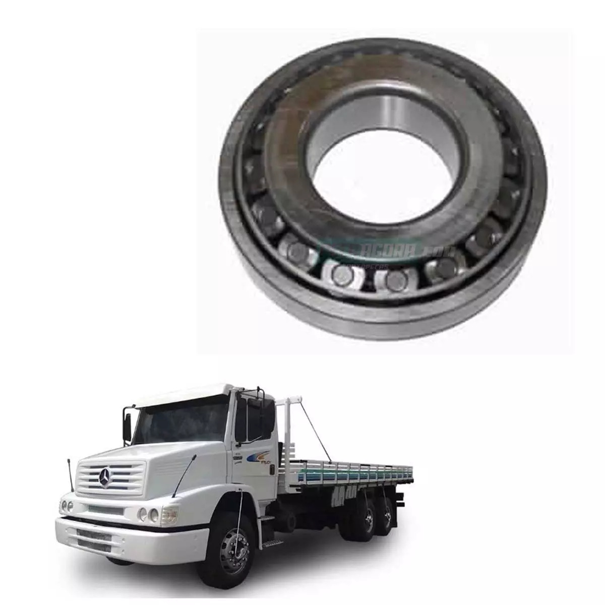 ROLAMENTO PINHAO DIFERENCIAL HD4 HL4 21-22 MAIOR MB 1111 1113 1313 1620 (0019819