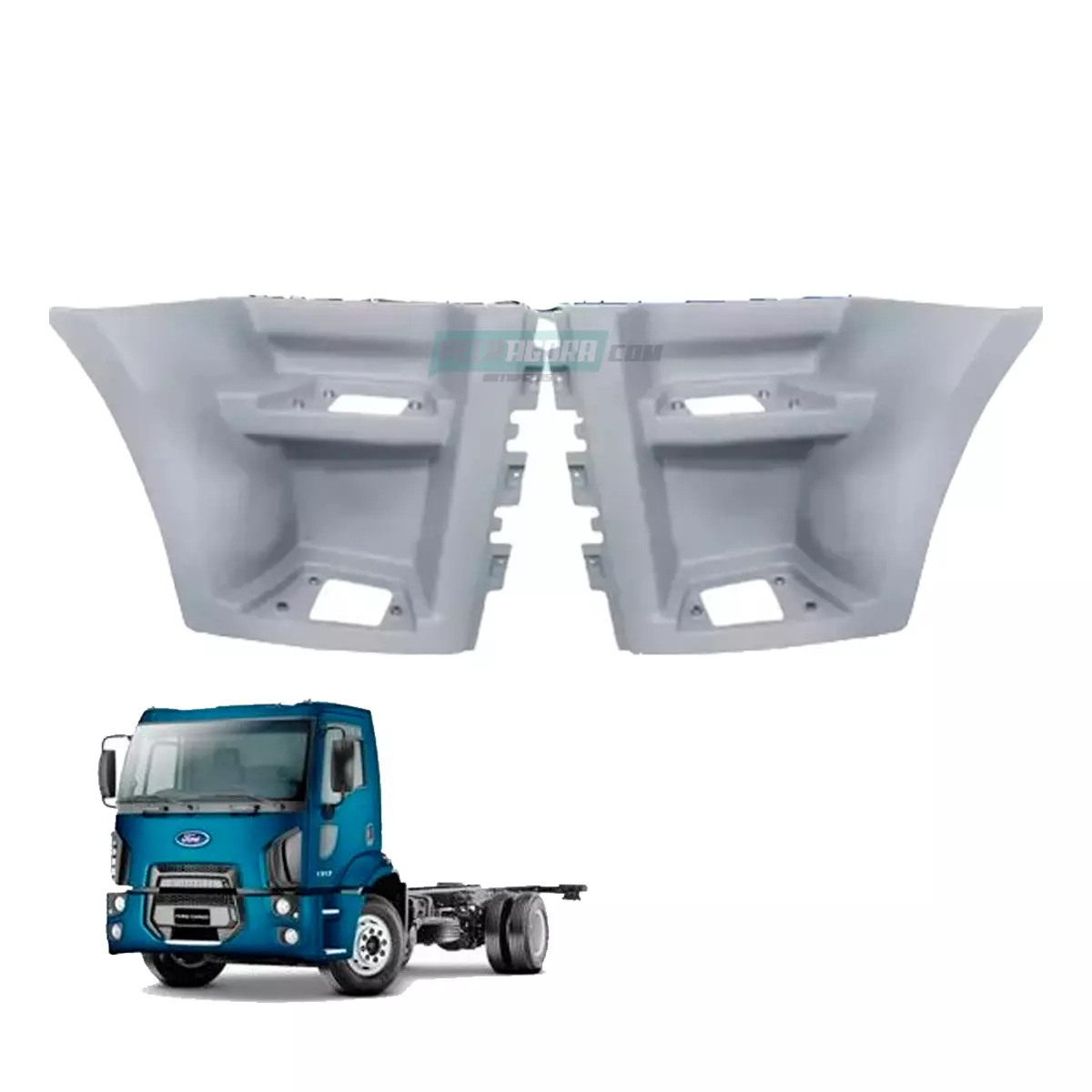 PAR ESTRIBO DIR ESQ FORD NOVO CARGO 1719 1723 2423 2429 1319 1519 1933 2012 DIAN