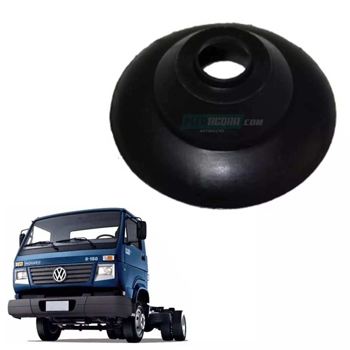 COBERTURA ACABAMENTO PIVO LIMPADOR PARABRISA VW WORKER 5140 7100 7110 7120 8120 