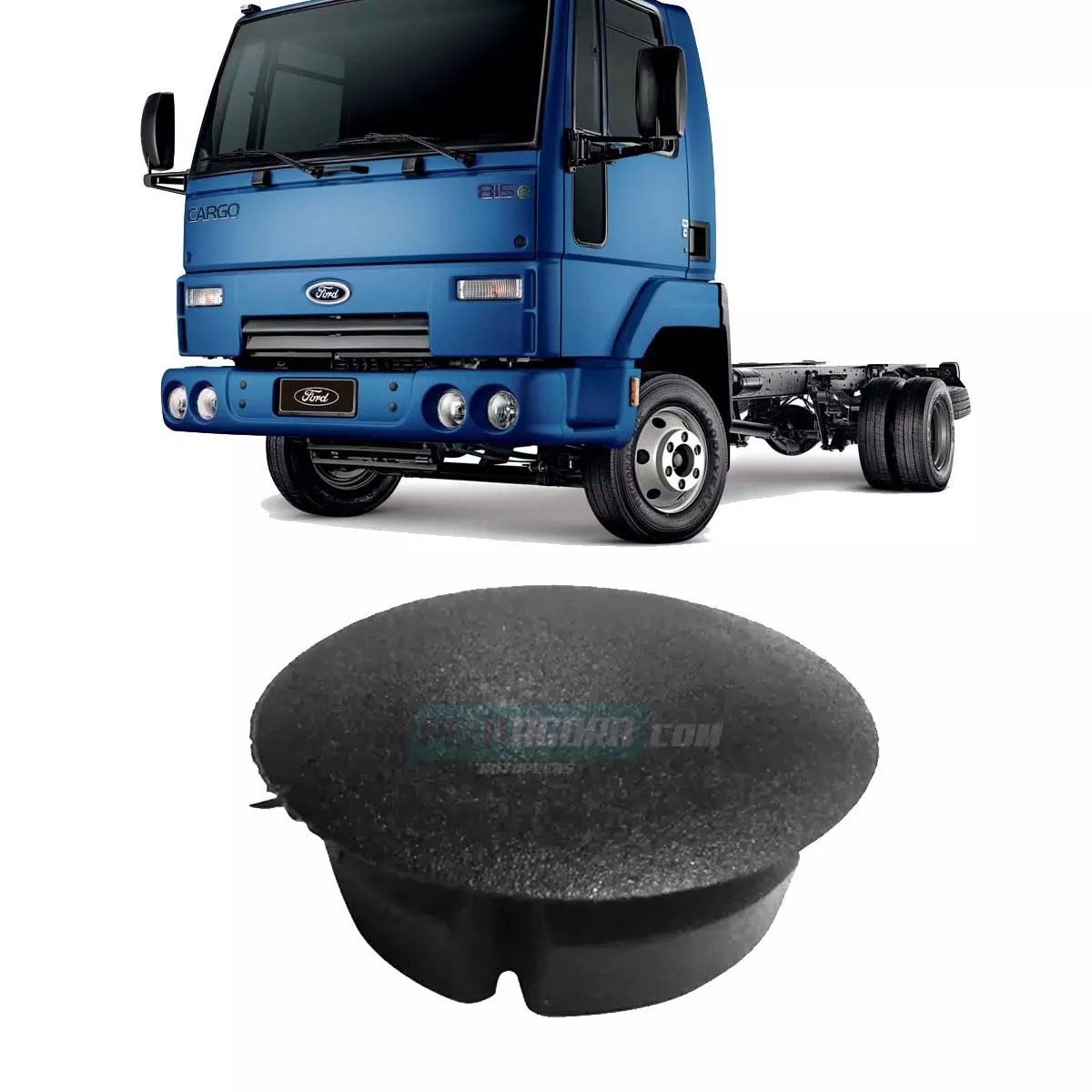 TAMPAO COBERTURA FURO PARACHOQUE FORD CARGO 712 814 815 915 1317 1517 1722 (1C45