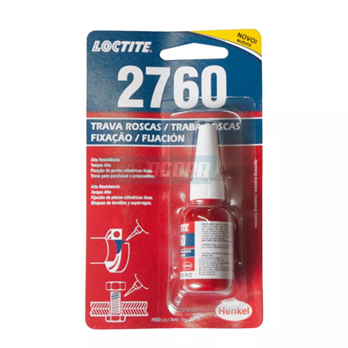 TRAVA ROSCA FIXA ROLAMENTO LOCTITE 2760 10G (2677350)