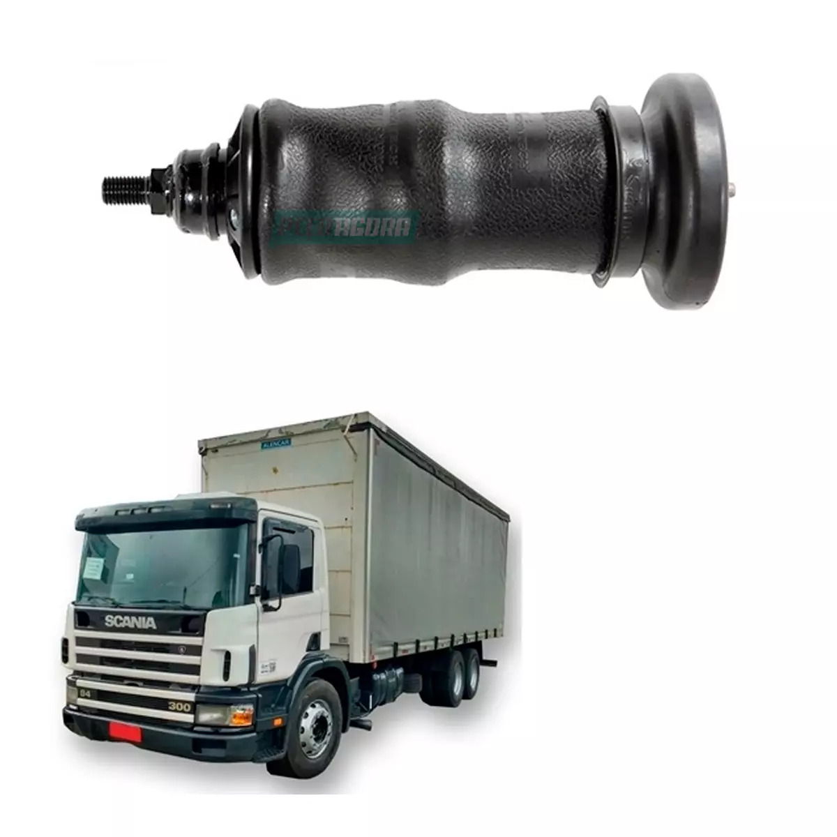  PARA SCANIA S4 (ATE 1998) P94 (ATE 2004)  TRASEIRO CABINE  (1397398-L33220)
