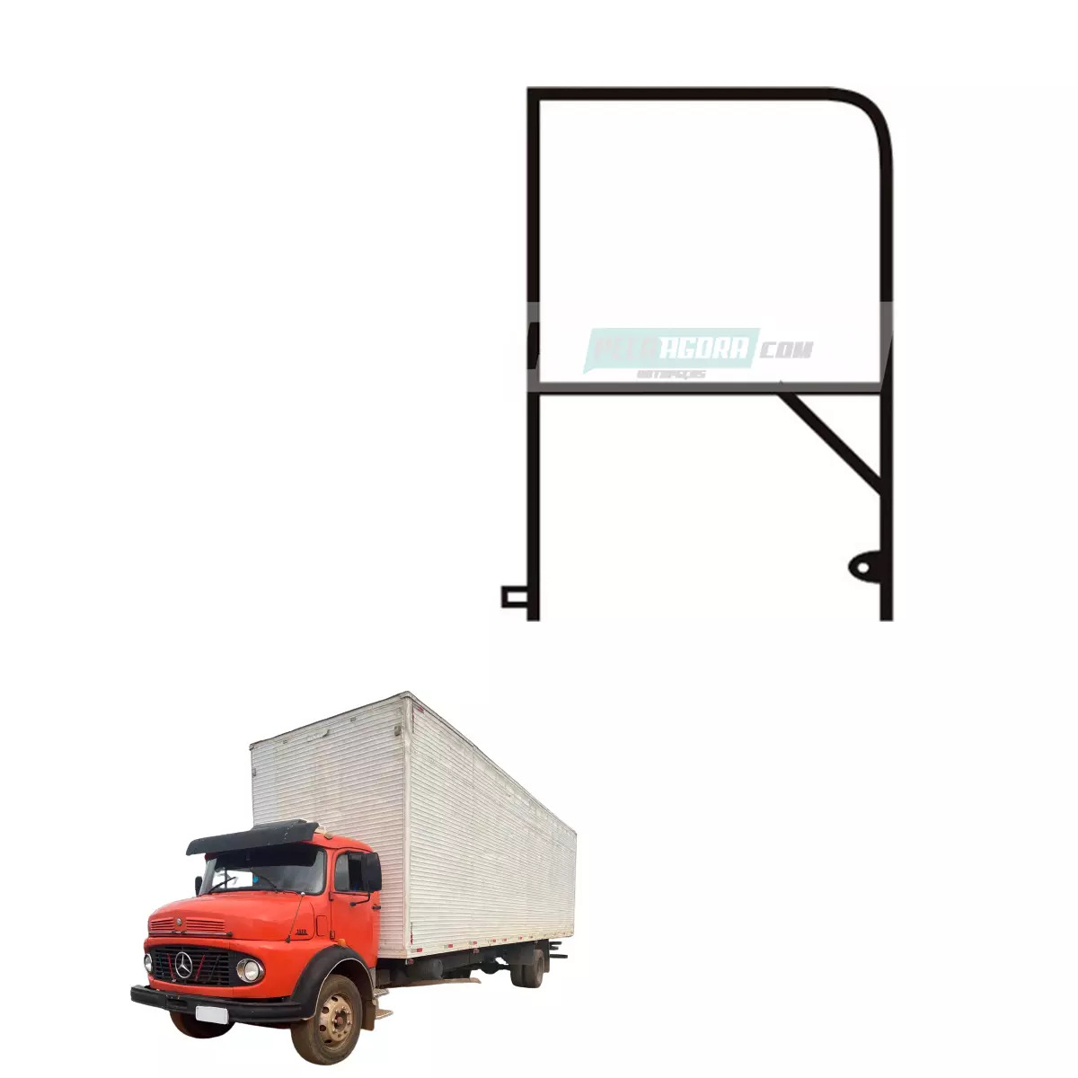 CAJADO DA PORTA ESQUERDO MB 1313 1113 2213 MODERNO  (3317207030-WGT403)