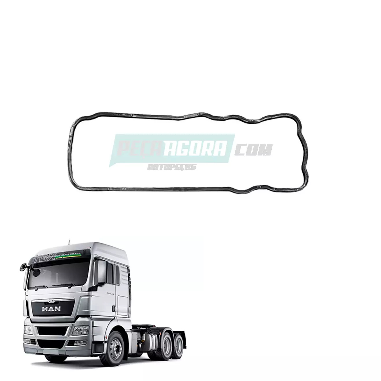 JUNTA CARTER BORRACHA MOTOR MAN D2676 MAN TGX 29440 28440 29480 (2V5103342)