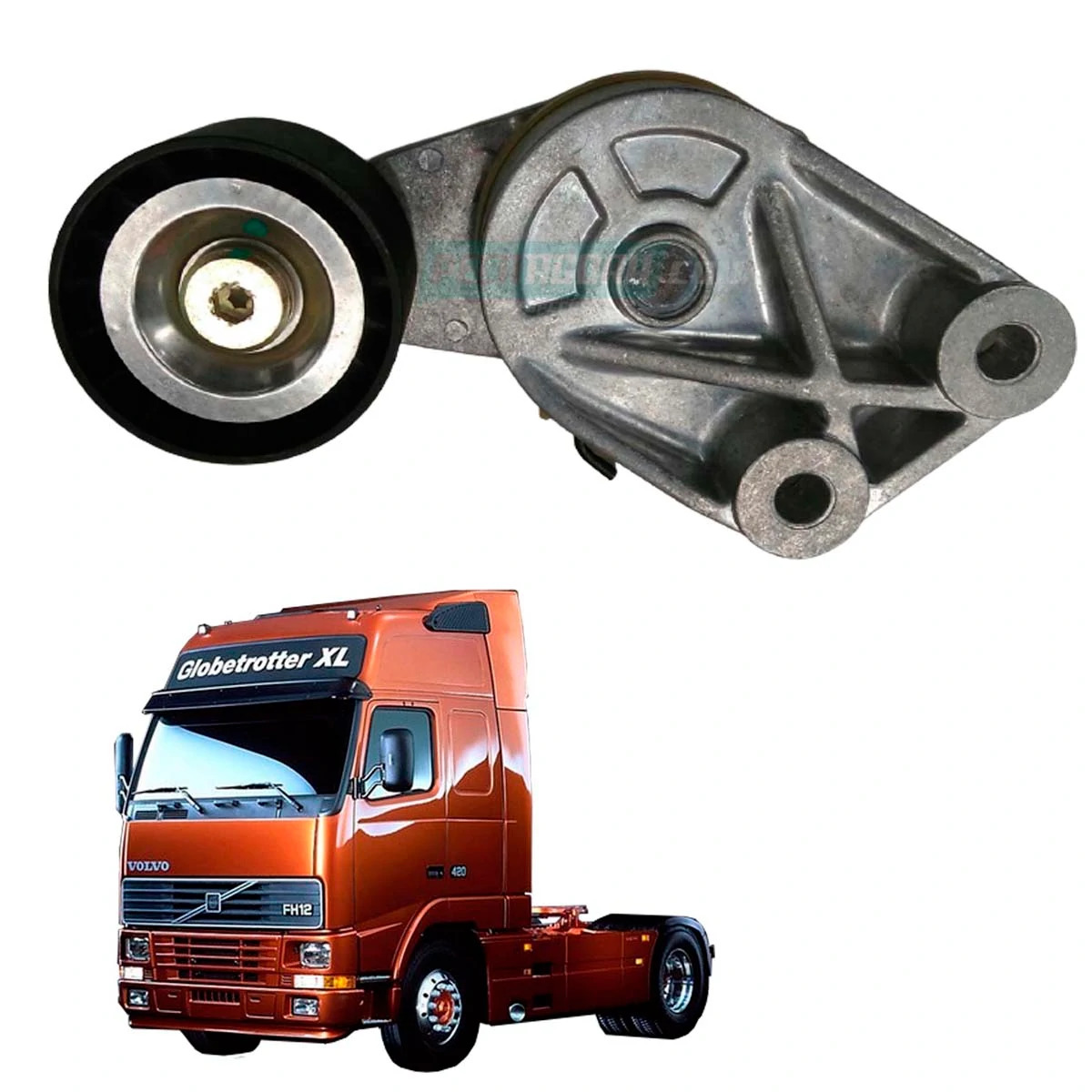 ESTICADOR CORREIA ALTERNADOR VOLVO FH12 FM12 NH12 DE 1999 A 2007 MOTORES D12C D1