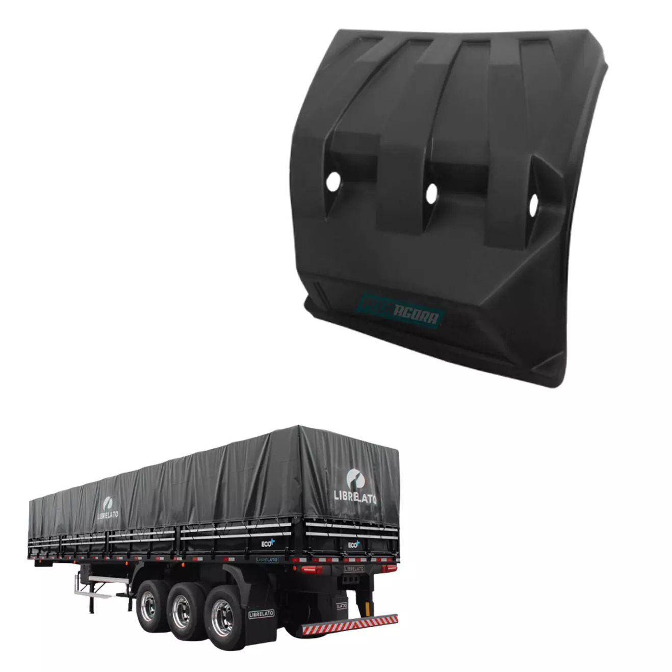 MEIO PARALAMA PLASTICO LIBRELATO LADO DIREITO TRASEIRO ESQUERDO DIANTEIRO (12052