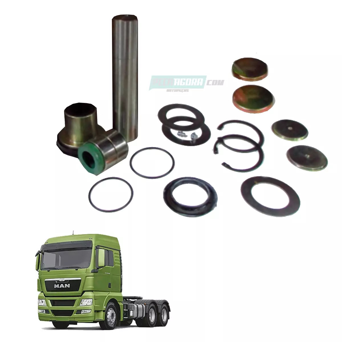 EMBUCHAMENTO MANGA EIXO 52.00MM STD ROLAMENTO AGULHA VW MAN TGX 29440 / 29440 / 