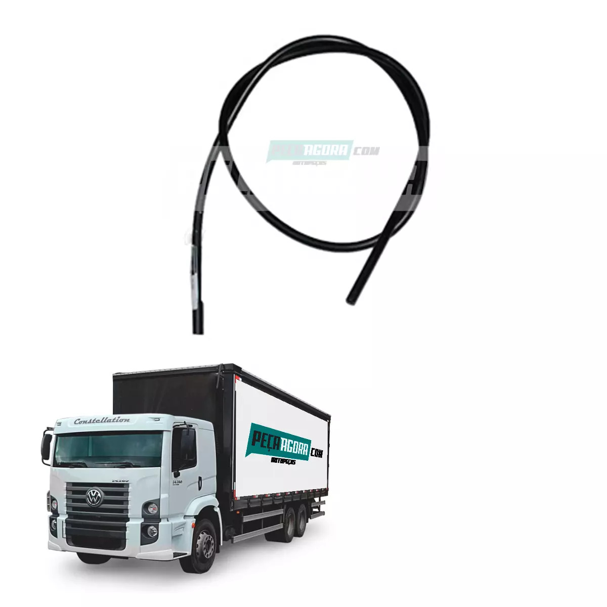 TUBO VARETA NIVEL OLEO VW 19320E 19370 25370E 25320 26260 31260 31320E 31370E VO