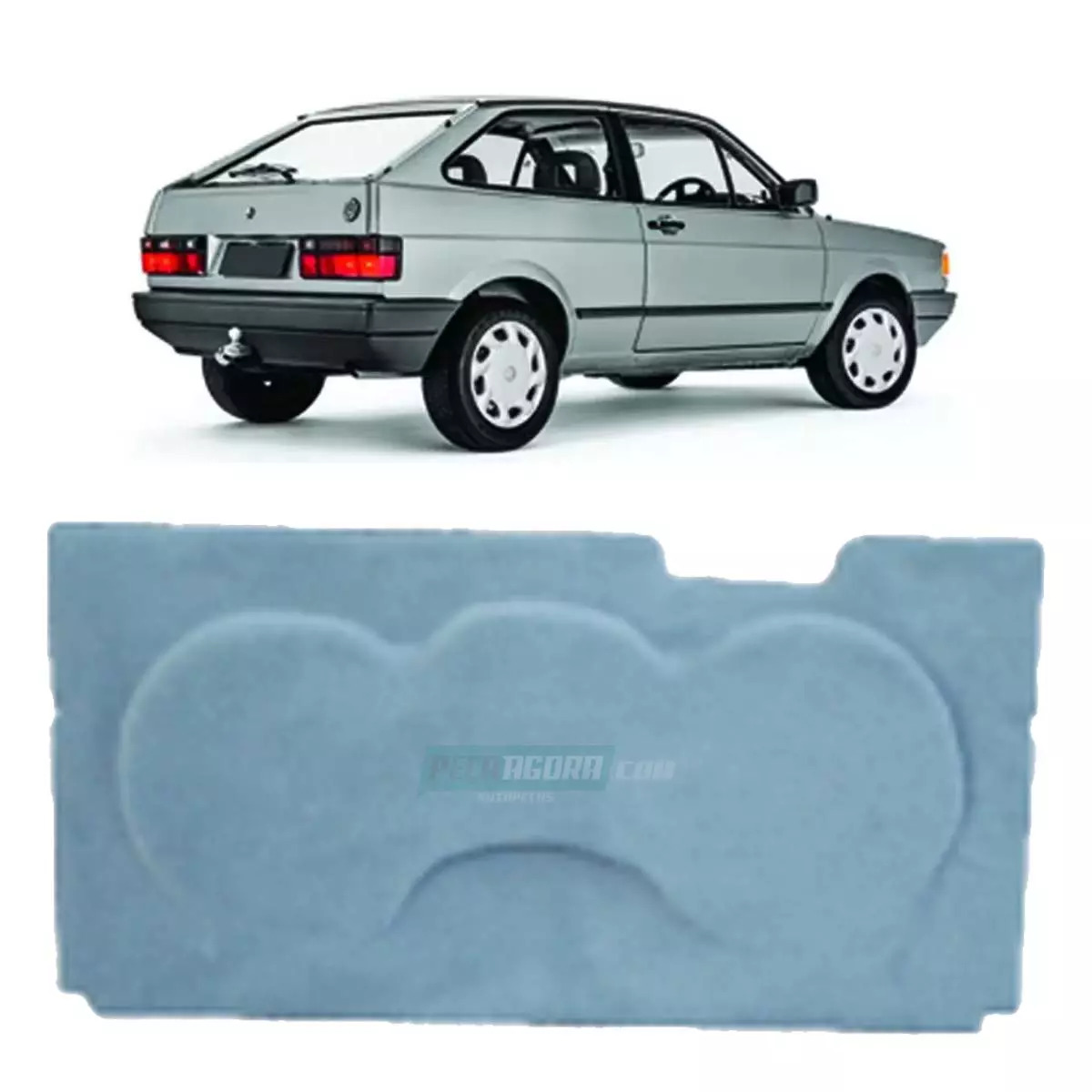 TAMPA PORTA MALA GOL ATE 1994 COM LIMPADOR GRAFITE (M308005)